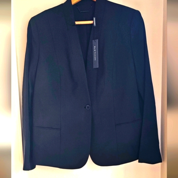 NWT ELIE TAHARI Black blazer size 16 - Picture 2 of 9